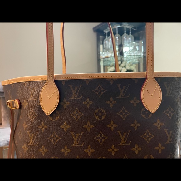 Louis Vuitton Neverfull MM monogram Beige - Picture 10 of 15